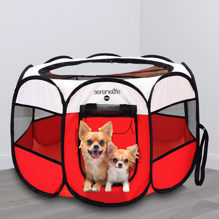 Dog hot sale crate tent